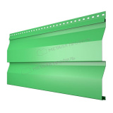 Металлический сайдинг Корабельная доска 14х226мм 0,45мм RAL6002