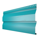 Металлический сайдинг Корабельная доска 14х226мм 0,45мм RAL5021