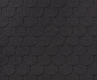 Купить Гибкая черепица Roofshield ФЕМИЛИ ЭКО ЛАЙТ Готик Графитно-черный по отличной цене!