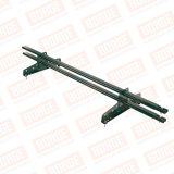 Снегозадержатель трубчатый BORGE 1,5м / для металлочерепицы, профнастила и мягкой кровли RAL6005 Зеленый мох