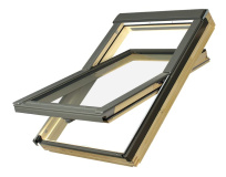 Мансардное окно FAKRO PROFI FTP-V U4 Thermo 94х140см / двухкамерное