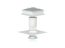 Световой туннель Velux TCF (с гибкой трубой для плоской кровли)