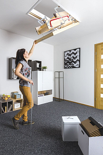 Купить Термоизоляционная чердачная лестница FAKRO LTK Thermo 60х120х280см - изображение 6