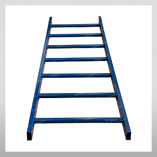 Купить Лестница кровельная 1960мм RAL7024 Графит - изображение 1