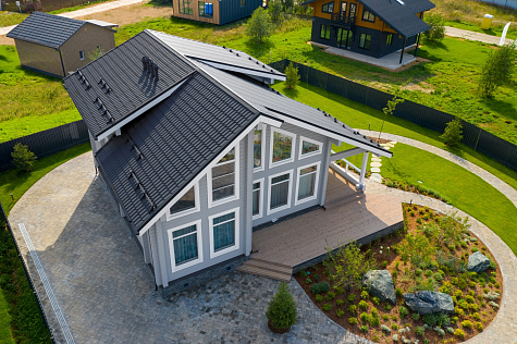 Купить Металлочерепица Гранд Лайн / Grand Line, Classic, Satin 0,5 цвет RAL6005 зеленый мох - изображение 7