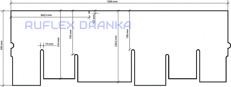 Купить Гибкая черепица Ruflex / Руфлекс Dranka Норвежский фьорд - изображение 4