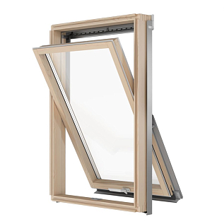 Купить Мансардное окно ROOFLITE СТАНДАРТ 114х118см DPY S6A B900 PLUS (ручка снизу) - изображение 1