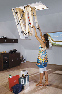 Купить Чердачная лестница FAKRO LWK 60х130х305см - изображение 11