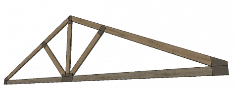 Купить Стропильная ферма "Комби" 10м - изображение 1