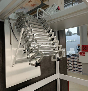 Купить Чердачная лестница с электроприводом e-SCALE Aluminium Silver - изображение 3