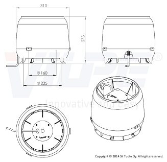 Купить Vilpe E220S вентилятор + основание - изображение 3