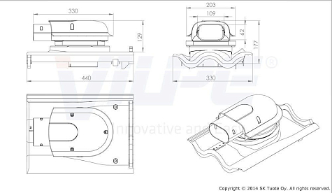 Купить Vilpe SOLAR TIILI проходной элемент - изображение 3