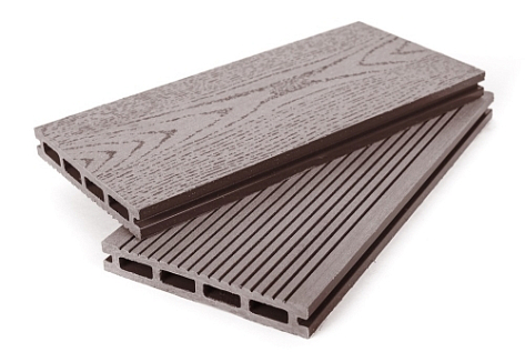 Купить Террасная доска ДПК GrandLine двухсторонняя 3000х140х22мм Шоколад - изображение 1