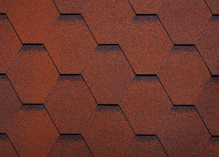 Купить Гибкая черепица Ruflex / Руфлекс Sota Красный крыжовник - изображение 1