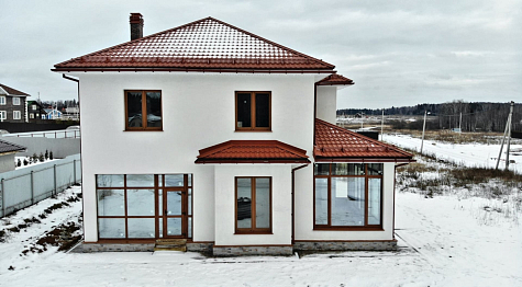 Купить Металлочерепица МП Ламонтерра / Монтеррей, PE 0,4 цвет RAL3011 Вишня - изображение 3