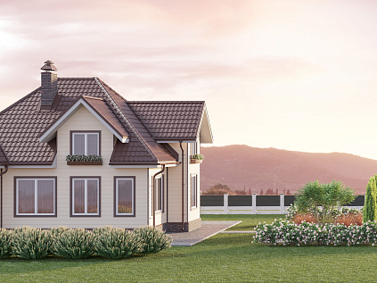 Купить Модульная металлическая черепица АкваСистем / Aqua System, Гётеборг, Rooftop Бархат (матовый) 0,5мм, RAL8017 тёмно-коричневый - изображение 6