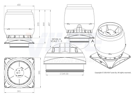 Купить Vilpe 250S вентиляционный выход - изображение 3