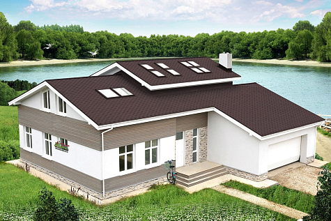 Купить Гибкая черепица Ruflex / Руфлекс Mint Коричневый - изображение 3