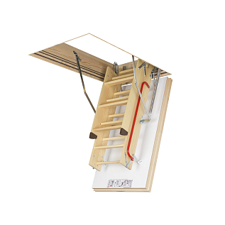 Купить Суперэнергосберегающая чердачная лестница FAKRO LWT Thermo 70х130х305см - изображение 2