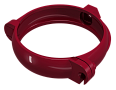 Хомут крепления трубы 100 красный