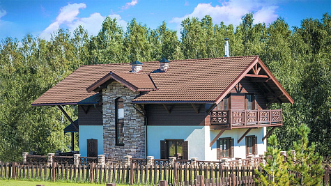 Купить Цементно-песчаная черепица BRAAS / БРААС Франкфуртская Темно-коричневый - изображение 8