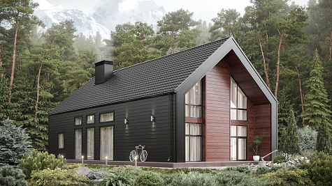 Купить Модульная металлическая черепица АкваСистем / Aqua System, Гётеборг, Rooftop Бархат (матовый) 0,5мм, RAL8017 тёмно-коричневый - изображение 3