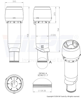 Купить Vilpe E220Р/160/700 вентилятор - изображение 3