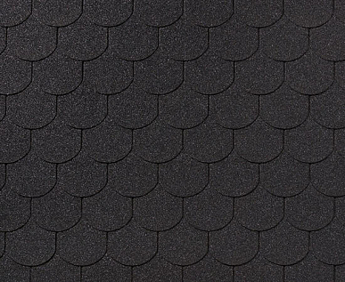 Купить Гибкая черепица Roofshield ФЕМИЛИ ЭКО ЛАЙТ Готик Графитно-черный - изображение 1