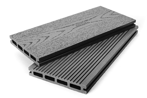 Купить Террасная доска ДПК GrandLine двухсторонняя 3000х140х22мм Графит - изображение 1