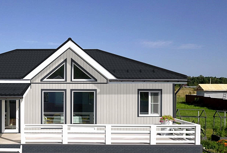 Купить Металлочерепица МП Ламонтерра / Монтеррей, PE 0,4 цвет RAL3011 Вишня - изображение 12