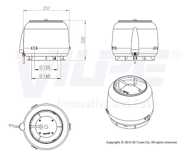 Купить Vilpe E120S вентилятор + основание - изображение 1