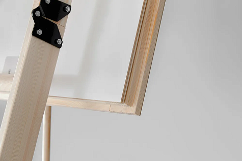 Купить Чердачная лестница деревянная с люком 46мм OMAN EXTRA 60х120х280см - изображение 6