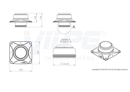 Купить Vilpe E120S вентилятор + основание - изображение 2