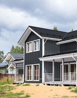 Купить Металлочерепица МП Ламонтерра / Монтеррей, PE 0,4 цвет RAL3011 Вишня - изображение 13