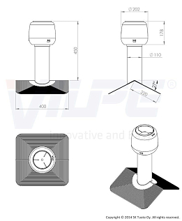 Купить Vilpe ALIPAI дефлектор коньковый - изображение 1