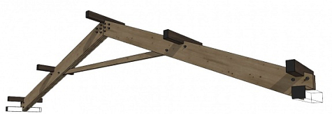 Купить Стропильная ферма (а) 9м - изображение 1