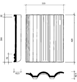Купить Цементно-песчаная черепица Braas Адриа - изображение 3