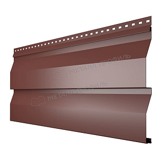 Купить Металлический сайдинг Корабельная доска 14х226мм 0,45мм RAL8019 - изображение 1