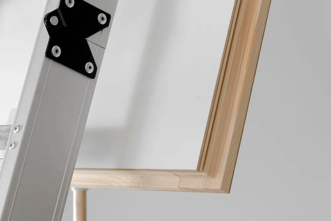 Купить Чердачная лестница алюминиевая с люком 26мм OMAN ALU PROFI LITE 60х120х280см - изображение 5